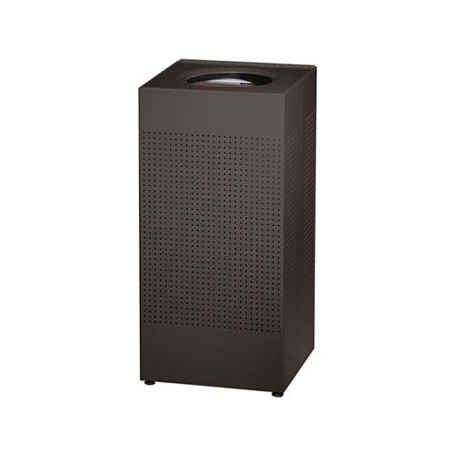 Cos de gunoi Silhoutte 60 L, inox/negru - Rubbermaid 