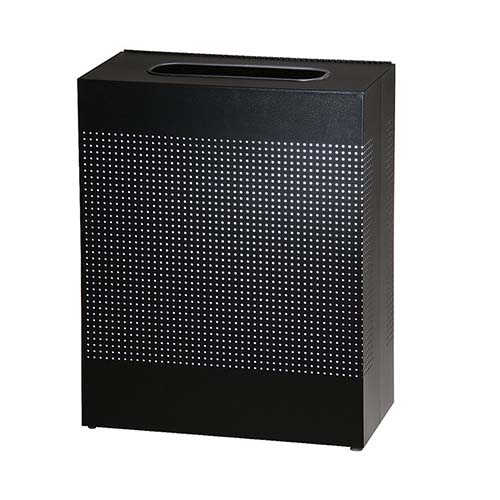 Cos de gunoi Silhoutte 85 L, inox/negru - Rubbermaid