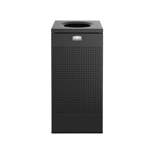 Cos de gunoi Silhoutte 60 L, inox/negru - Rubbermaid