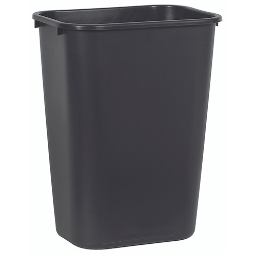 Cos gunoi rectangular 39 L, negru - Rubbermaid 
