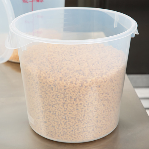 Cutie depozitare alimente rotunda 17 L, transparenta - Rubbermaid 