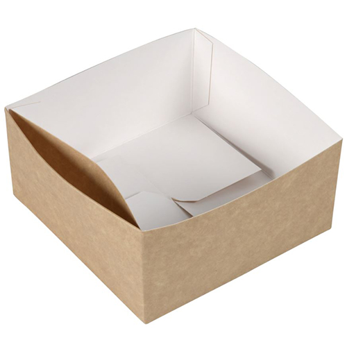 Cutie take away kraft biodegradabilla 13 x 13 x 6.5 cm - Abena