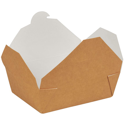 Cutie take away kraft biodegradabilla 14 x 10 x 5 cm 750 ml - Abena