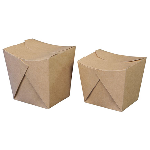 Cutie take away kraft biodegradabila 7 x 8.5 x 10.5cm, 700 ml - Abena