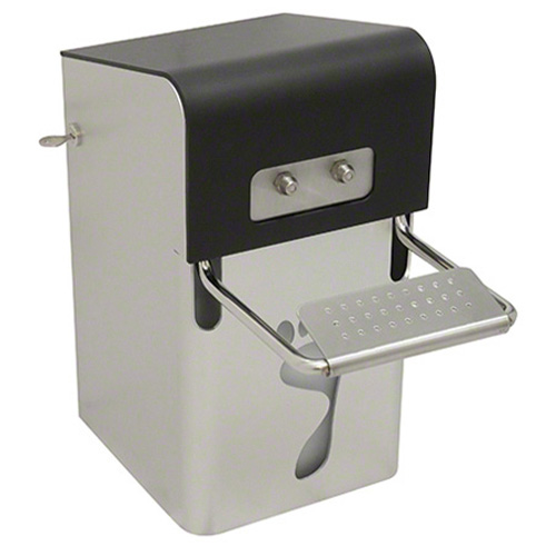Ingo-Ped - Dispenser dezinfectare picioare, montabil 7,5 L, aluminiu - Ophardt