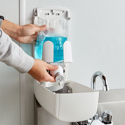 Dispenser Flex pentru sapun 1300 ml, alb - Rubbermaid