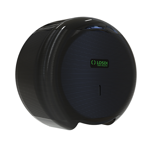 Dispenser hartie igienica rola maxi jumbo, alb  - Losdi negru 