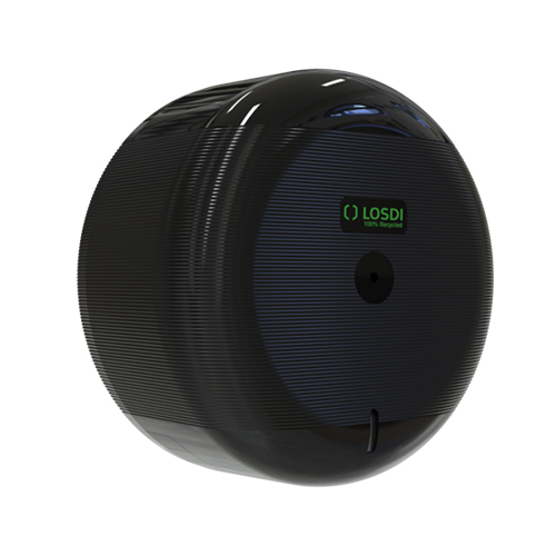 Dispenser hartie igienica cu derulare centrala ABS, alb - Losdi negru 