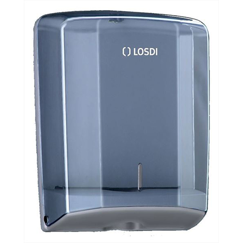 Dispenser prosoape de maini pliate, ABS, alb - Losdi albastru-inchis 
