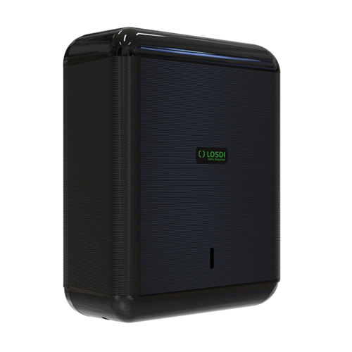 Dispenser prosoape de maini pliate in Z, alb - Losdi negru 