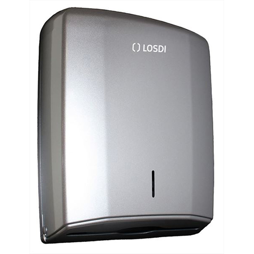 Dispenser prosoape de maini pliate, ABS, alb - Losdi gri 