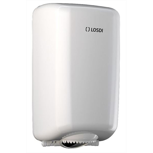 Dispenser prosoape de maini rola mini cu derulare centrala ABS, alb - Losdi