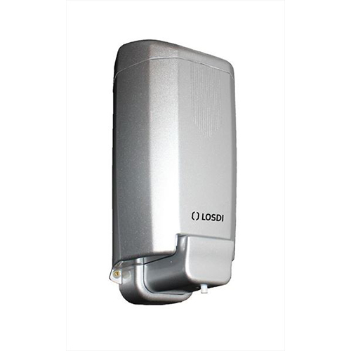 Dispenser sapun lichid / dezinfectant, reincarcabil, 1000 ml, transparent - Losdi argintiu 