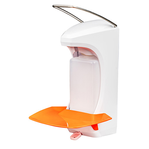 Dispenser sapun lichid / dezinfectant RX 5 M cu tavita 500 ml, plastic - Ophardt portocaliu 