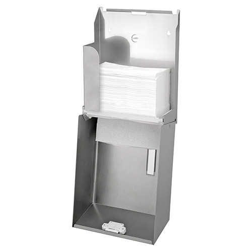 Dispenser SanTRAL Classic HSU 31 E AF prosoape maini pliate, inox - OpHardt 
