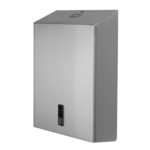 Dispenser SanTRAL Plus PTU 45 E ST pentru prosoape maini pliate, inox - OpHardt