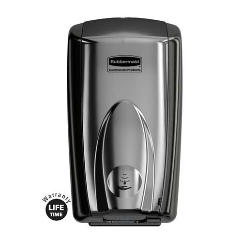 Dispenser sapun spuma / dezinfectant AutoFoam cu senzor, 500 ml, alb - Rubbermaid negru-cromat 