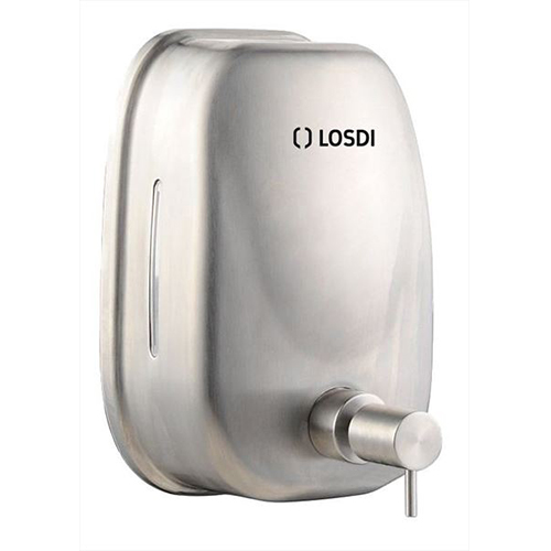 Dispenser sapun / dezinfectant lichid 1.7 L, inox lucios - Losdi argintiu 
