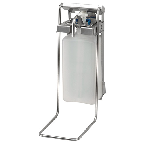 Dispenser sapun lichid / dezinfectant Ingo-Man cu levier, 500 ml, inox - OpHardt