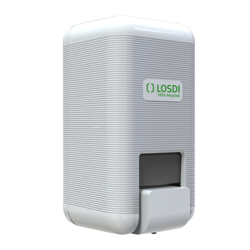 Dispenser sapun lichid / dezinfectant ABS 1000 ml, alb - Losdi