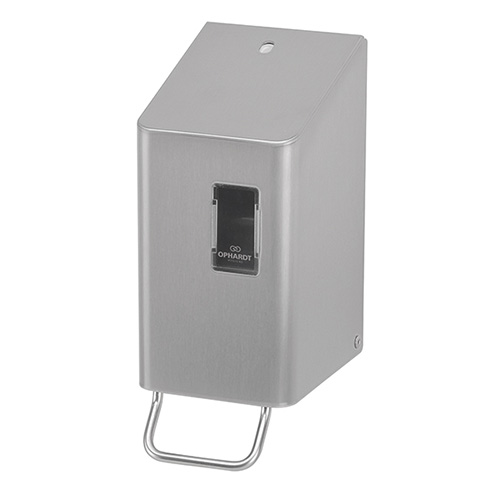 Dispenser sapun lichid / dezinfectant SanTRAL cu levier, 600 ml, inox - OpHardt