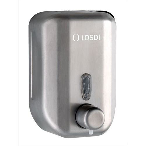Dispenser sapun lichid / dezinfectant, 700 ml, inox - Losdi
