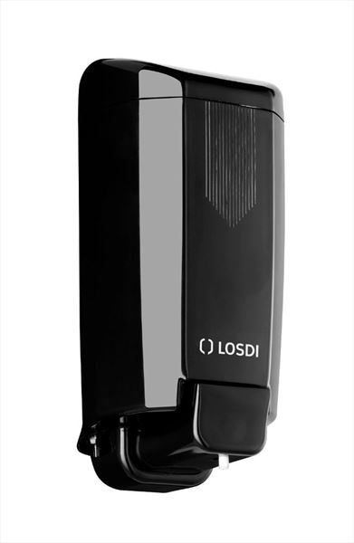 Dispenser sapun lichid / dezinfectant, reincarcabil, 1000 ml, negru - Losdi