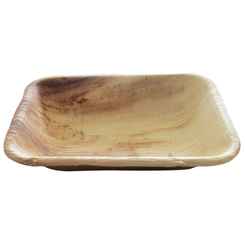 Farfurie biodegradabila din frunza de palmier Jeeva, rectangulara, M - Abena