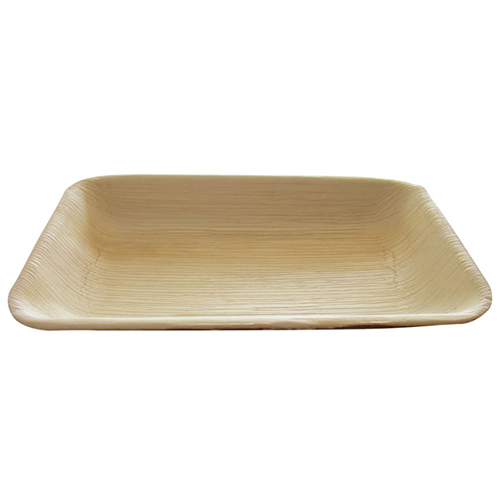Farfurie biodegradabila din frunza de palmier Jeeva, rectangulara, L - Abena