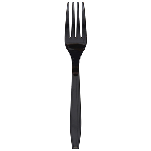 Furculita de unica folosinta 18 cm, negru - Abena