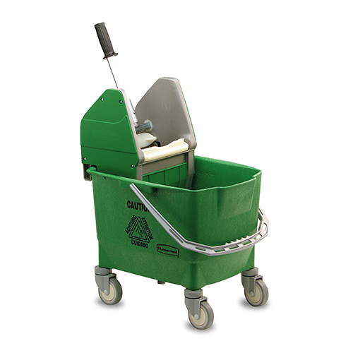 Galeata cu storcator Combo Bravo 25 L, verde - Rubbermaid