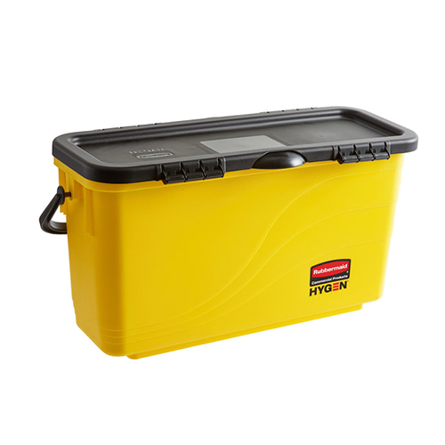 Galeata mopuri plate  Hygen cu sita, galbena - Rubbermaid