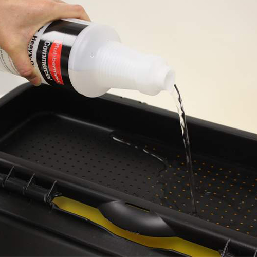 Galeata mopuri plate  Hygen cu sita, galbena - Rubbermaid 