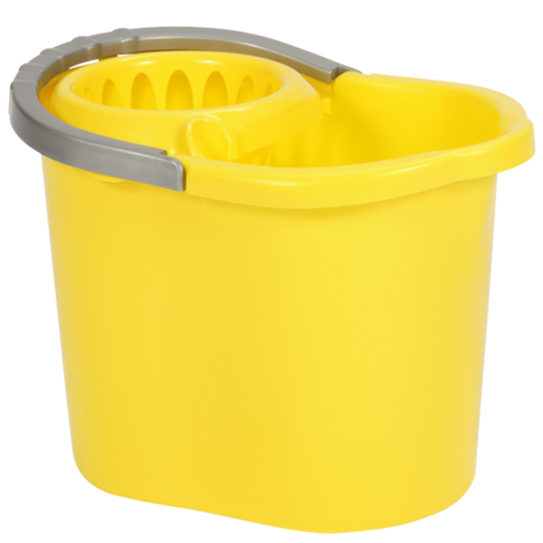 Galeata cu storcator 12 L galben 