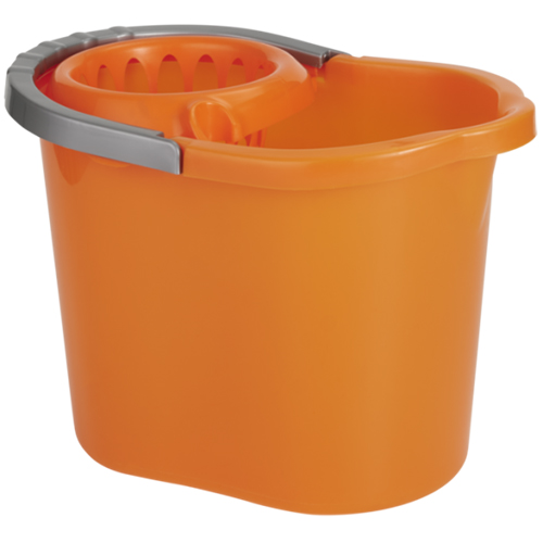 Galeata cu storcator 12 L portocaliu 