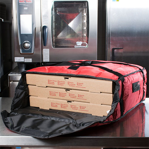 Geanta termoizolanta transport alimente medie, rosie - Rubbermaid 