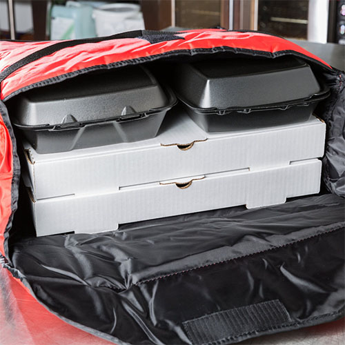 Geanta termoizolanta transport alimente medie, rosie - Rubbermaid 