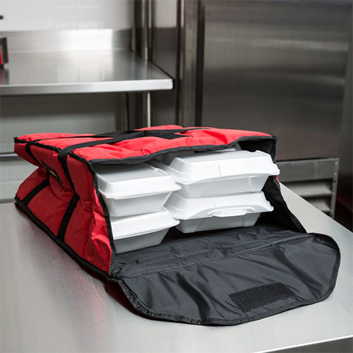 Geanta termoizolanta transport alimente medie, rosie - Rubbermaid 