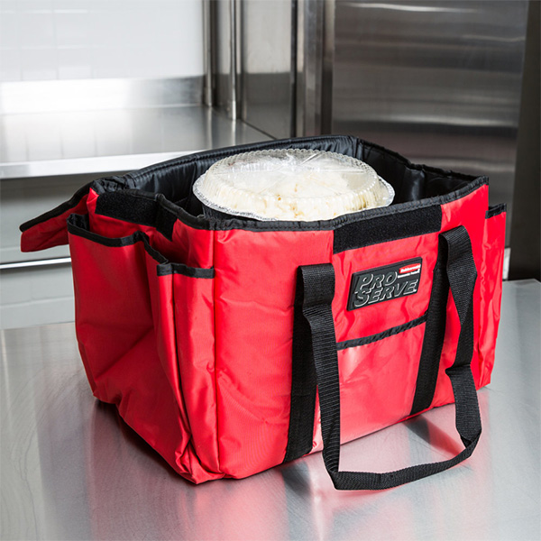 Geanta termoizolanta transport alimente, rosie - Rubbermaid 