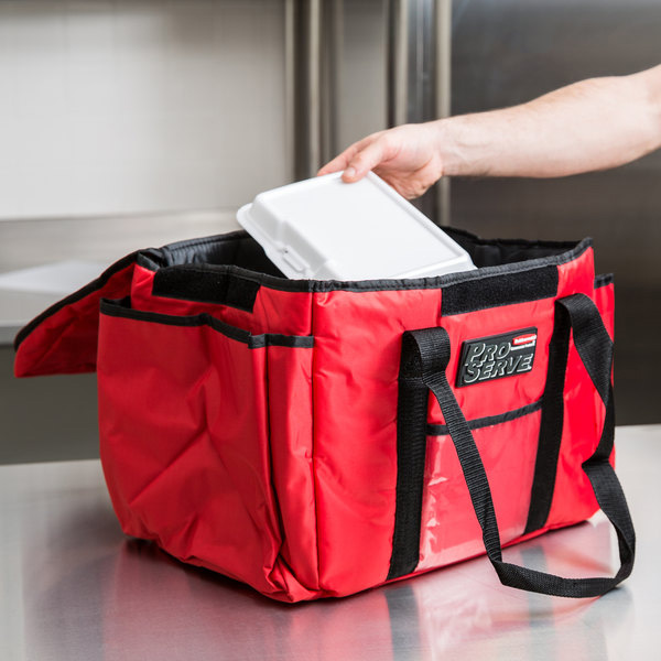 Geanta termoizolanta transport alimente, rosie - Rubbermaid 