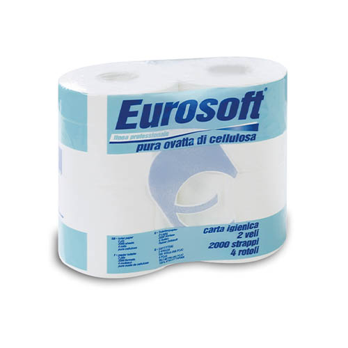 Hartie igienica Eurosoft (4 role/set) - Eurocarta