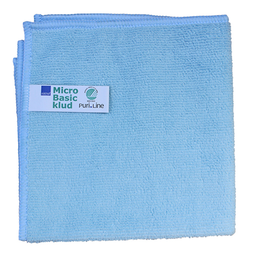 Laveta din microfibra Puri-Line Basic 32 x 32 cm, galbena - Abena albastru 