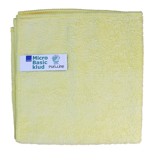 Laveta din microfibra Puri-Line Basic 32 x 32 cm, galbena - Abena