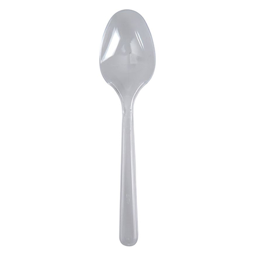 Lingura de unica folosinta 18 cm, transparenta - Abena