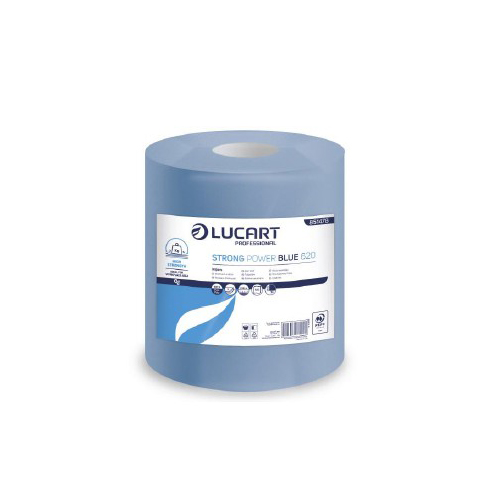 Lavete din hartie multifunctionale pe rola Strong Power Blue 620 - Lucart