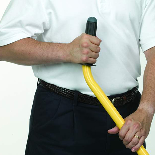 Maner Hygen aluminiu ergonomic telescopic 115 cm - 186 cm, galben - Rubbermaid 