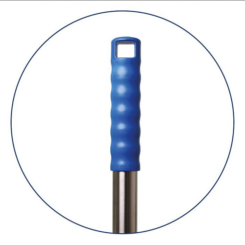 Maner inox, Ø22 mm, 1300 mm, albastru - Detectamet 