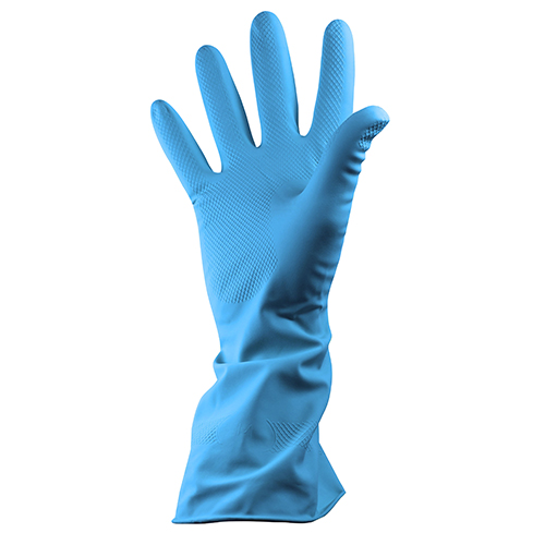 Manusi din latex - Shield 2, albastre - Polyco