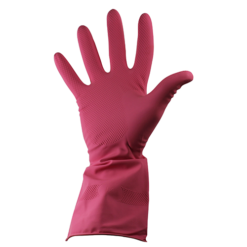 Manusi din latex - Shield 2, galbene - Polyco roz