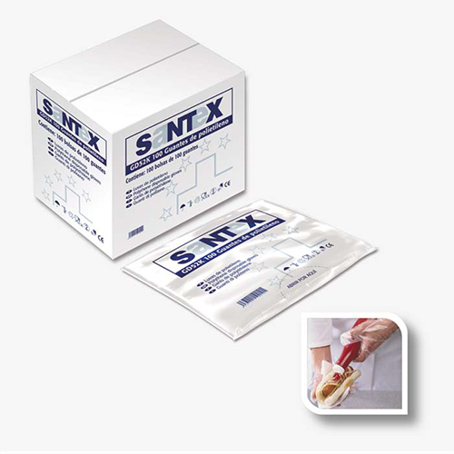 Manusi din polietilena transparente - Santex